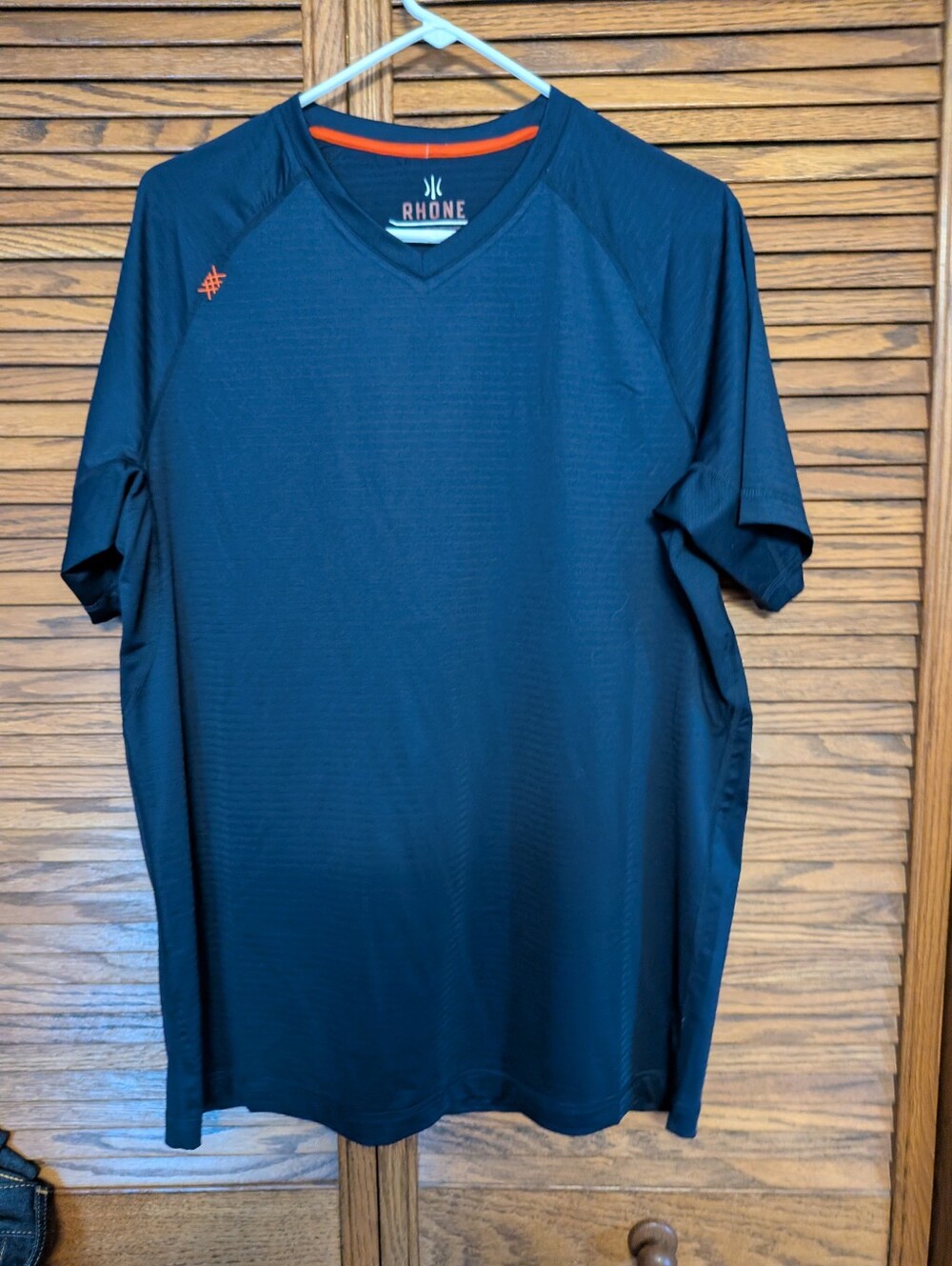 Rhone Navy Blue Athletic Tee Shirt Men's Size Large